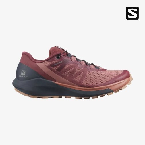 Tenis Para Trail Running Salomon Sense Ride 4 Mujer Coral Rojos | MX PQRH729